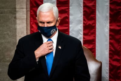 Pence Reappears Transition, Mike Pence Trump Capitol