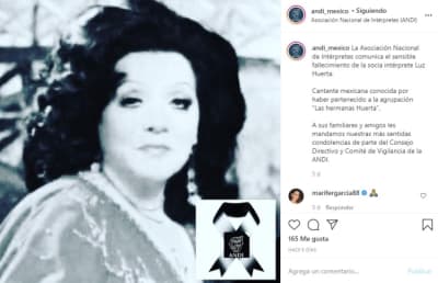 She was a legendary Mexican music artist who began her career in the early 50s of the 20th century. So on social networks they sent their condolences. 3