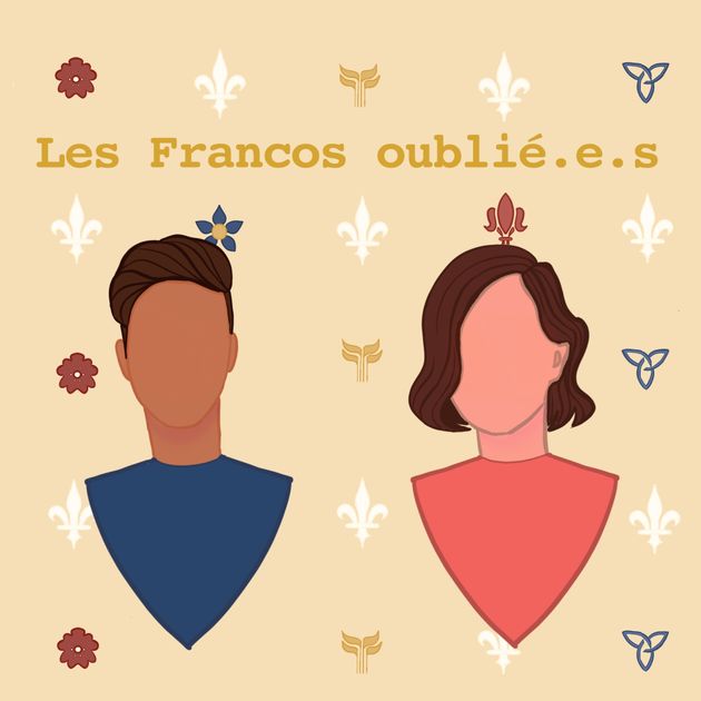 Poster of the podcast, the forgotten Francos, created by Alexie