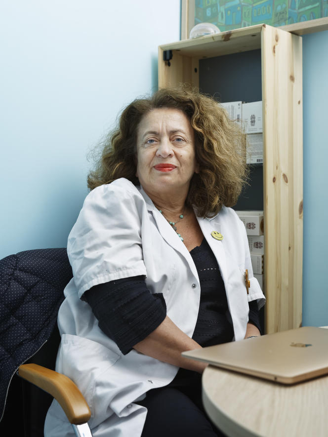 Doctor Ghada Hatem-Gantzer, chief physician of the Maison des femmes de Saint-Denis (Seine-Saint-Denis), May 19, 2020.