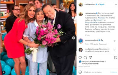 Lili Estefan is devastated after the death of Martica la del café