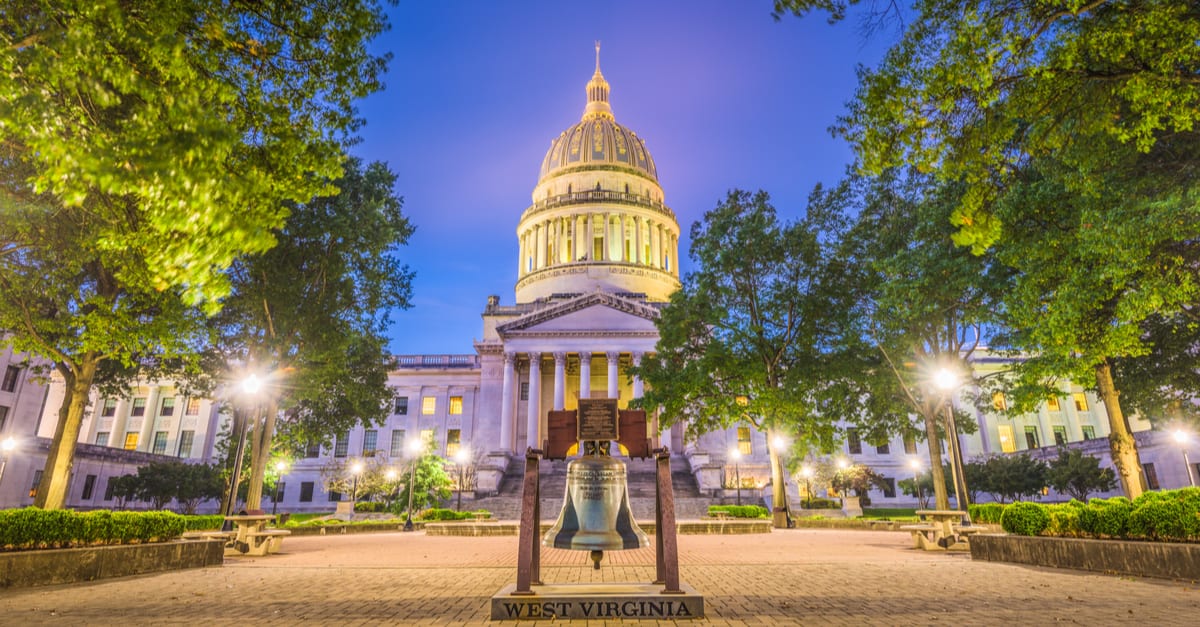 West Virginia State Capitol in Charleston, West Virginia, United States.