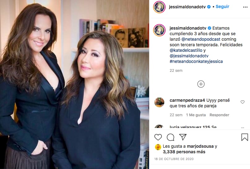 She is a good friend of Kate del Castillo (Instagram)