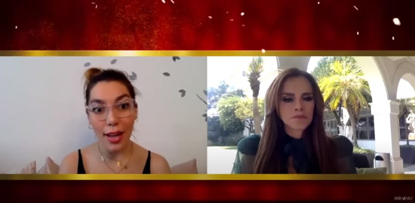 Lucía Méndez announces interview with Frida Sofía at the premiere of her program