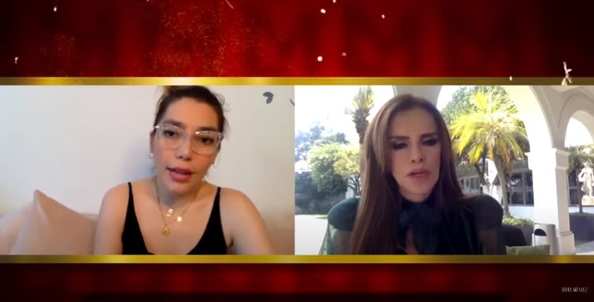 Lucía Méndez announces interview with Frida Sofía at the premiere of her program