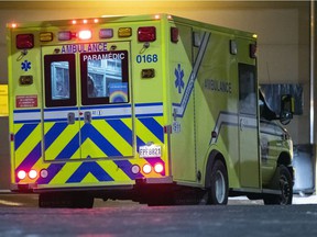 An ambulance in Quebec.