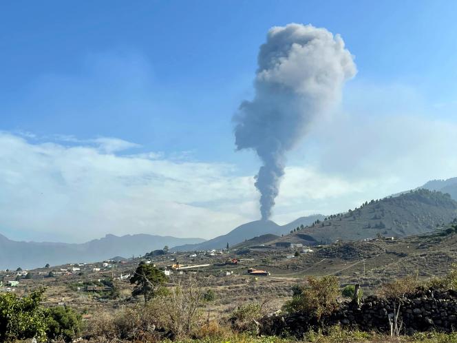 Cumbre Vieja volcano, La Palma, Canary Islands, September 27, 2021.