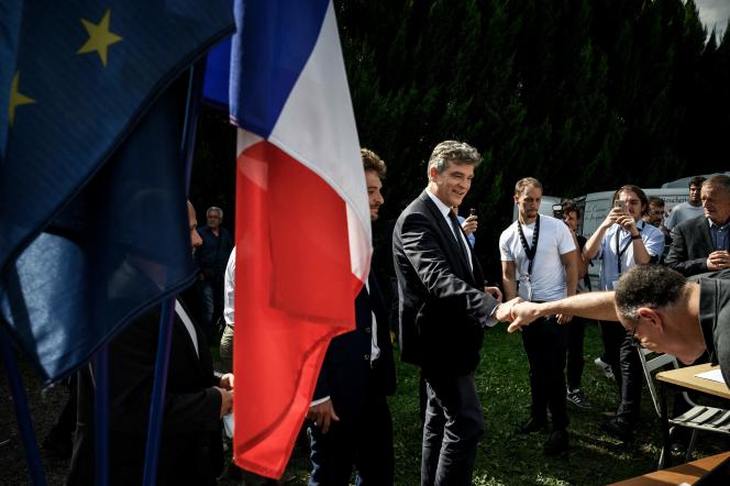 Presidential 2022: in Frangy, Arnaud Montebourg stages his return among the “people of the left”