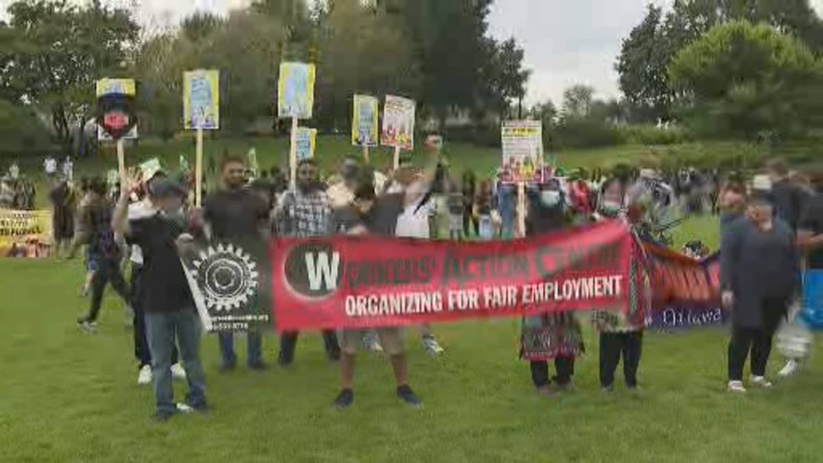 Click to Play Video: 'Canadian Migrant Workers Protest, Push for Immigration Changes'