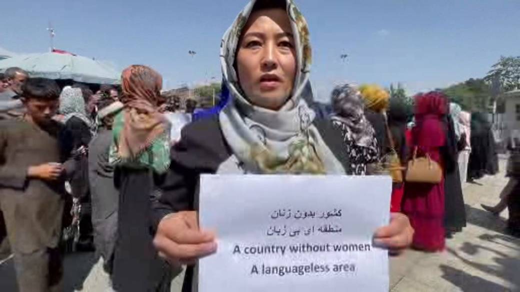 Click to play video: 'Afghanistan women are hiding with the Taliban now in full control'