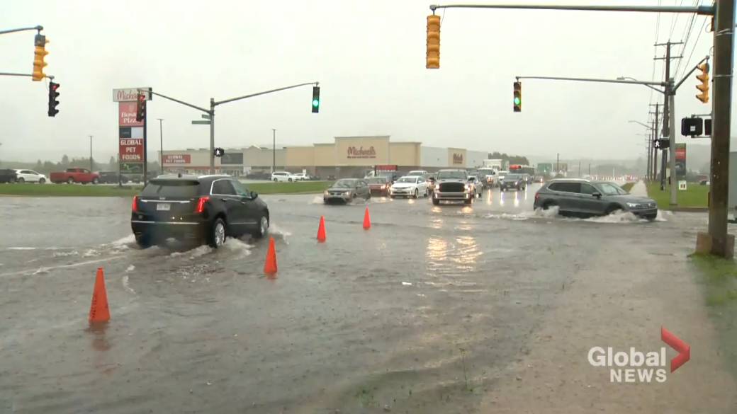 Click to play video: 'Heavy rains from Ida hit the Maritimes'