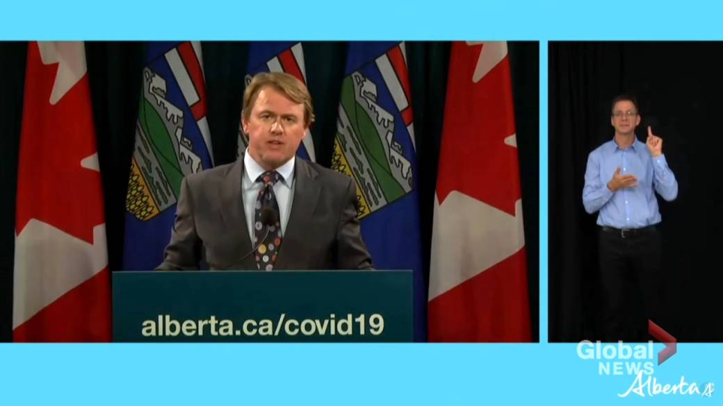 Click to Play Video: 'Health Minister Says Albertans Will Be able to Show COVID-19 Vaccine Status Without Passport Needed'