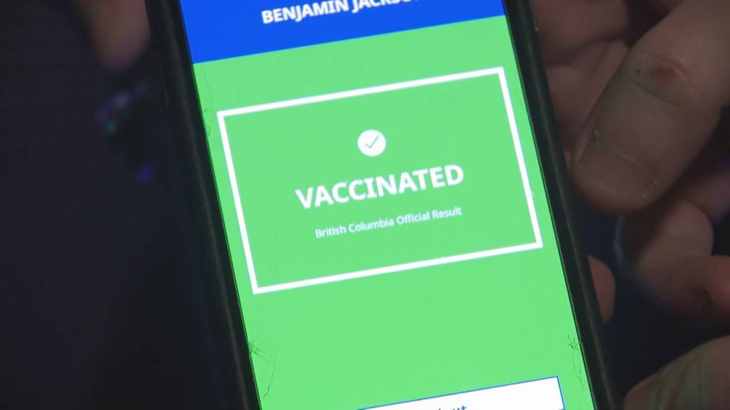 Click to play video: 'BC Vaccine Card Goes Effective Monday'