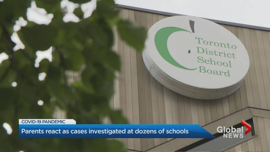 Click to Play Video: 'Parents React to COVID-19 Cases in Ontario Schools'