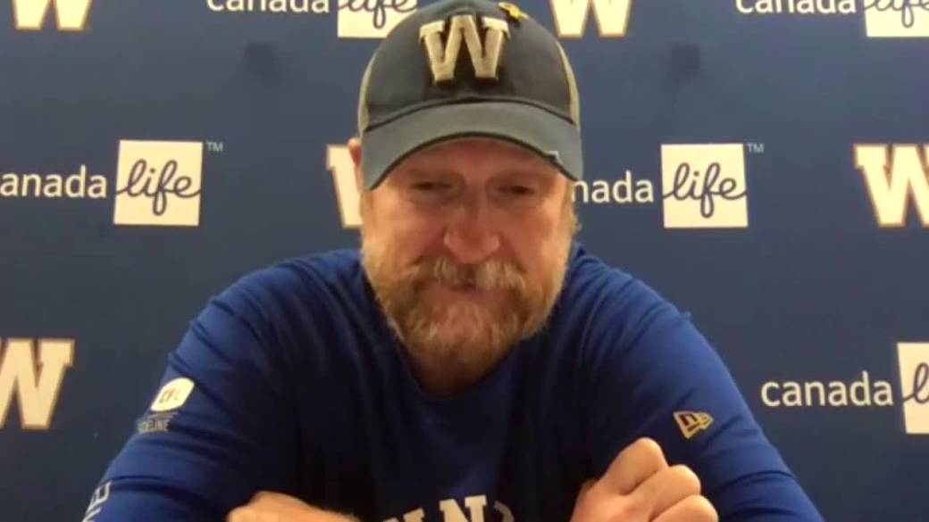 Click to play video: 'RAW: Blue Bombers Mike O'Shea Post Game - Sept. 18'