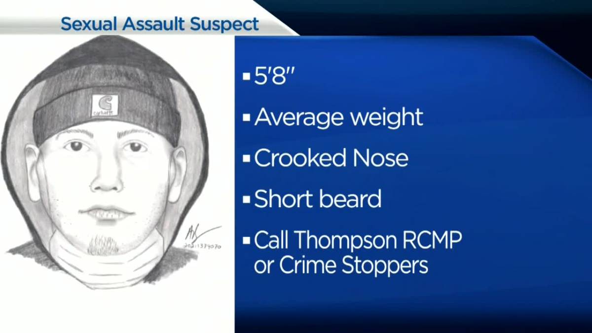 Click to play video: 'Manitoba RCMP Releases Sketch of Suspect for Sexual Assault of Teenager'
