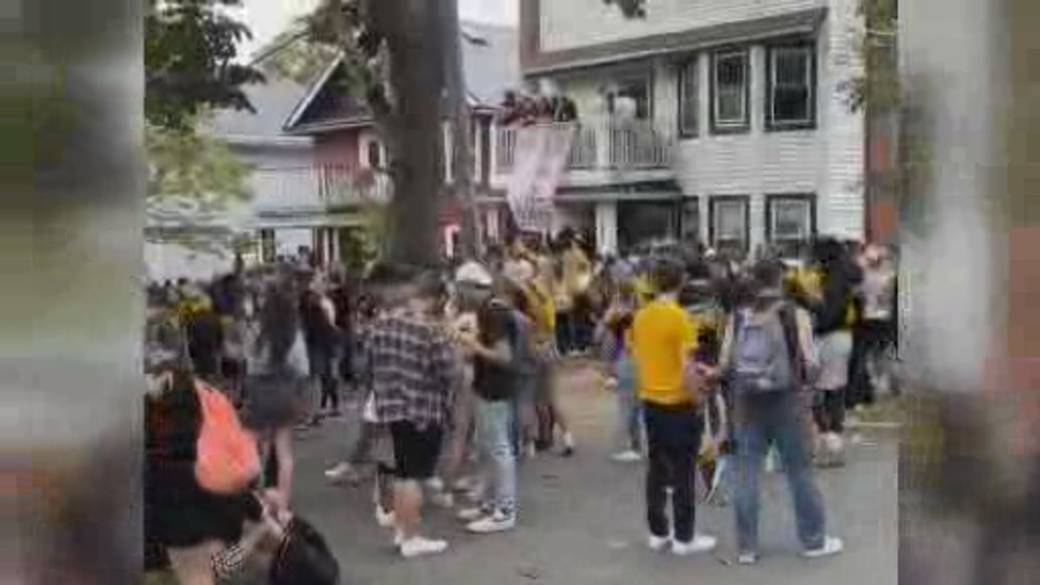 Click to Play Video: 'Multiple Arrests Made, Tickets Issued at Noisy Halifax Street Party'
