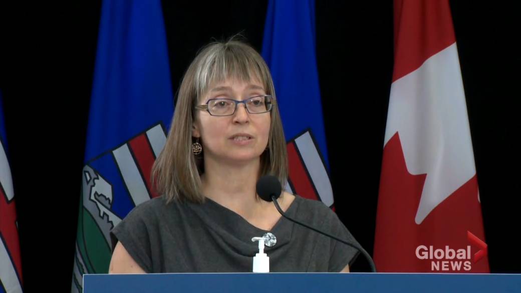 Click to play video: '100% of New Patients Admitted to Alberta COVID-19 Hospital Were Not Vaccinated - Hinshaw'