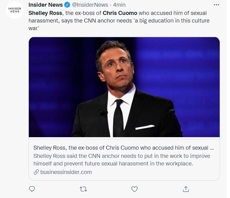 Chris Cuomo sexual harassment: "How he behaved behind the scenes"