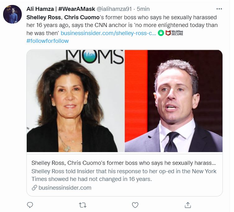 Chris Cuomo sexual harassment: The two moments that marked Shelley