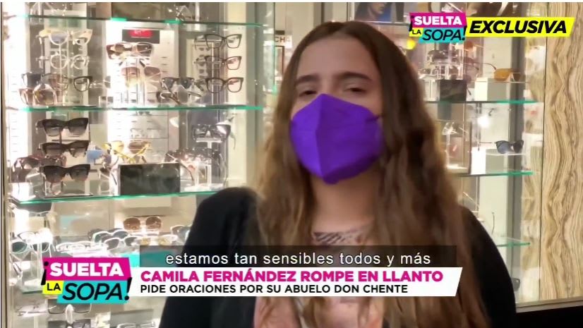 Granddaughter Vicente Fernández cries: "We do not drop twenty"