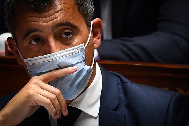 Gérald Darmanin at the National Assembly, in Paris, September 7, 2021.
