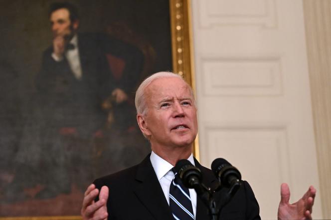 US President Joe Biden at the White House on September 9, 2021. He imposed compulsory vaccination for two-thirds of workers in the United States.