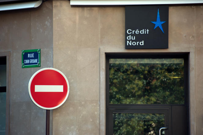 A branch of the French bank Crédit du Nord, September 20, 2010.