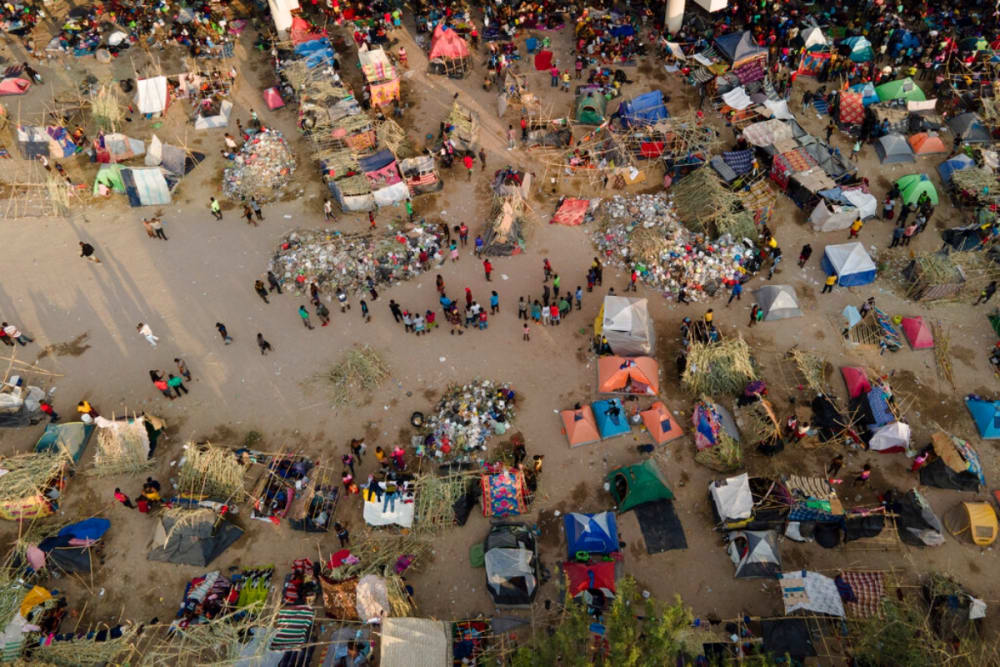 they are releasing Haitian migrants