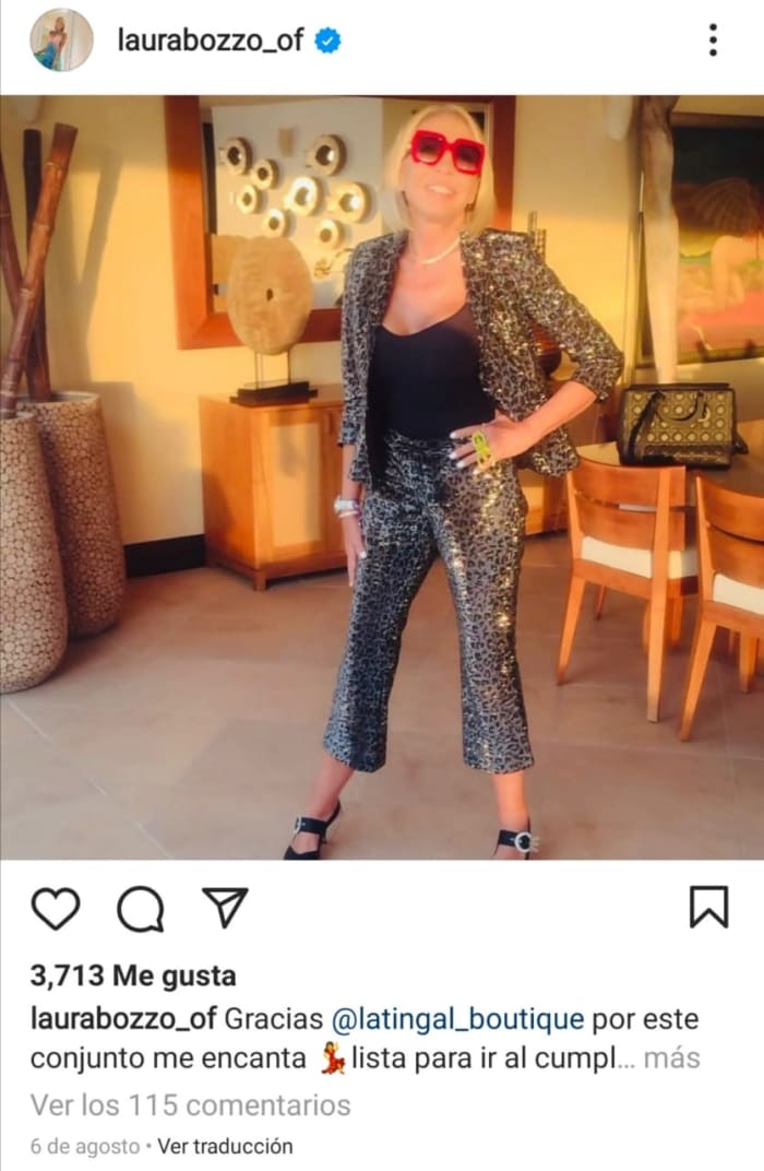 Laura Bozzo reappears