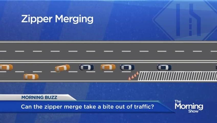 Click to play video: 'Zippers Merge?'