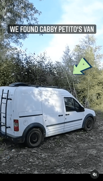"The van was alone";  They show the moment when they found the body of Gabby Petito
