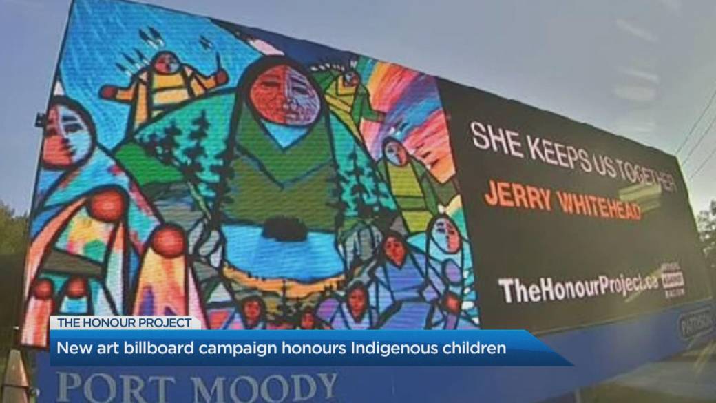 Click to play video: 'New Billboard Campaign Honors Victims of Residential Schools'