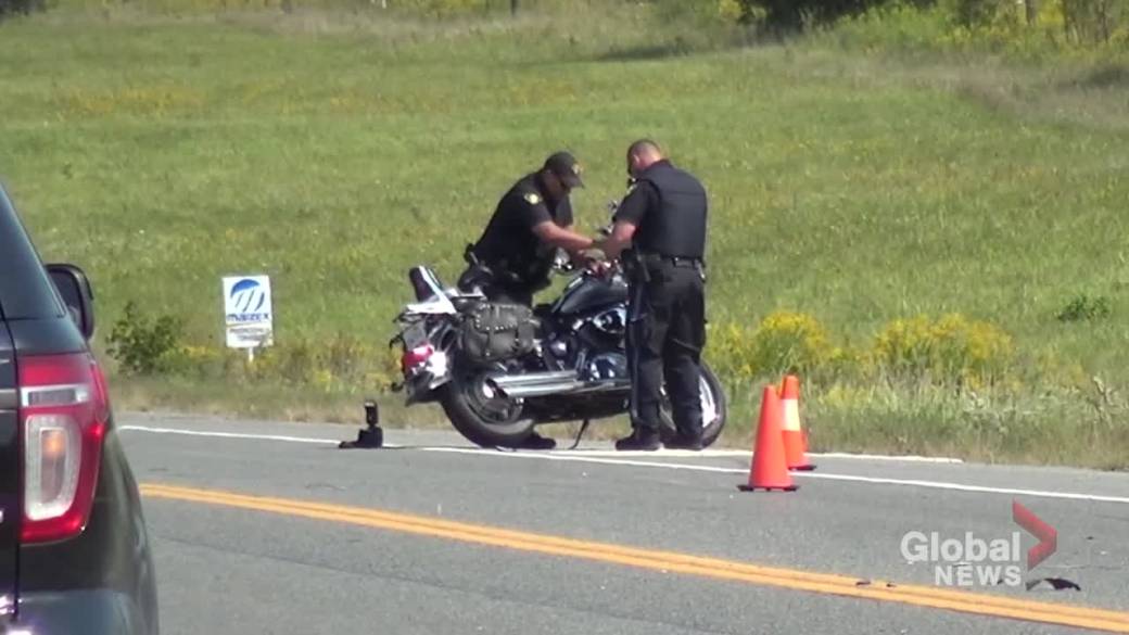 Click to play video: 'Motorcyclist Severely Injured Following Collision On Hwy. 7 East Of Peterborough'