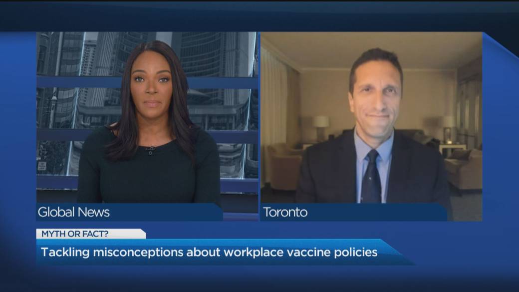 Click to play video: 'Myth or Reality: Vaccine Misconceptions in the Workplace'