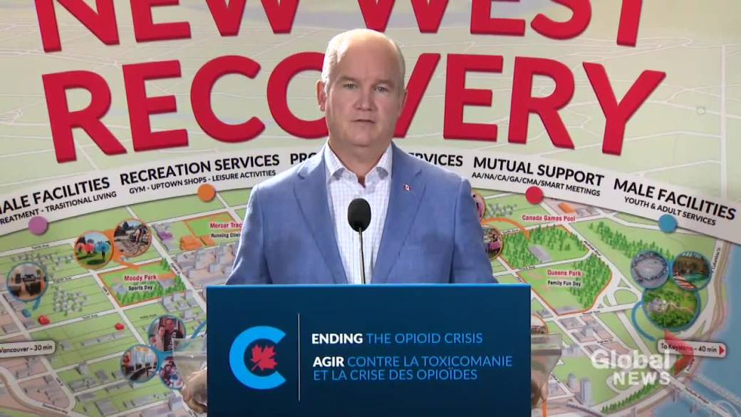 Click to play video: 'Election in Canada: Conservative O'Toole promises 1,000 new drug treatment beds, 50 drug recovery centers if elected'