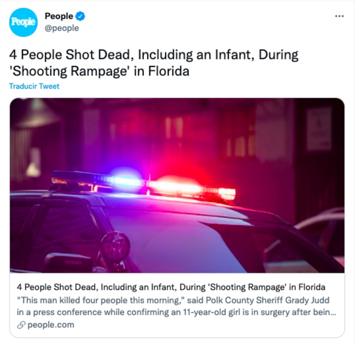 shooting in neighborhood
