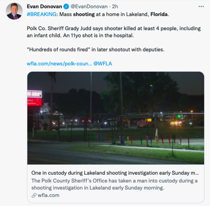 shooting in neighborhood