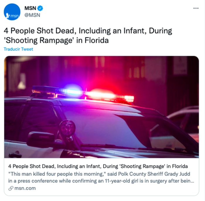 shooting in neighborhood