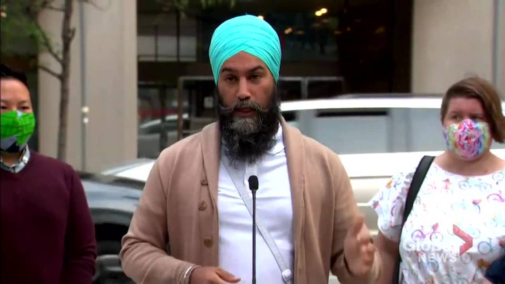 Click to play video: 'Canadian Elections: Singh Says Trudeau' Shouldn't Have Been Joking 'About An Interlocutor's Protest At The Hospital'