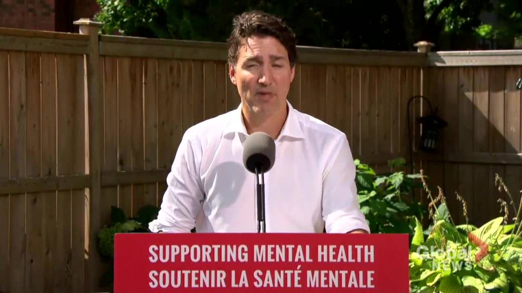 Click to play video: 'Elections in Canada: Trudeau sees Canada's opioid crisis as a health problem, not a legal one'