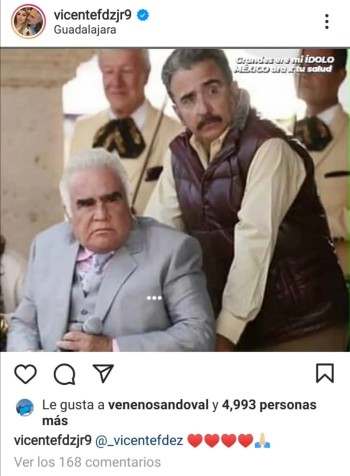 Vicente Fernández's health