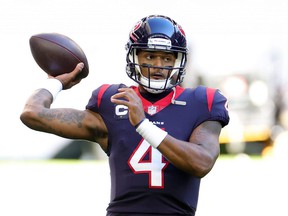 QB Deshaun Watson is not expected to play any more games for the Houston Texans.