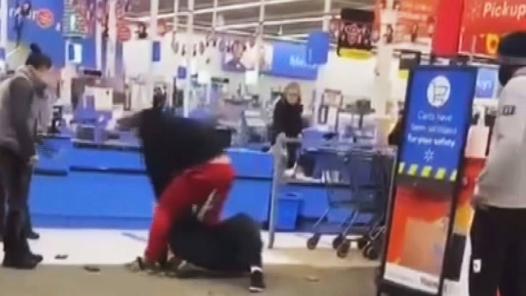 Click to play video: 'Video appears to show Dawson Creek Walmart employee assaulted after asking someone to wear a mask'