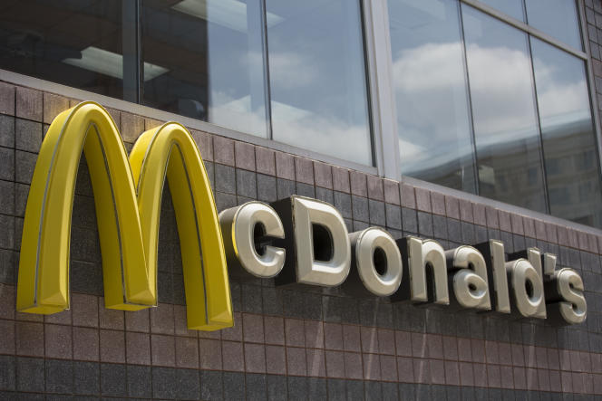 The McDonald's logo in Washington on July 9, 2019.