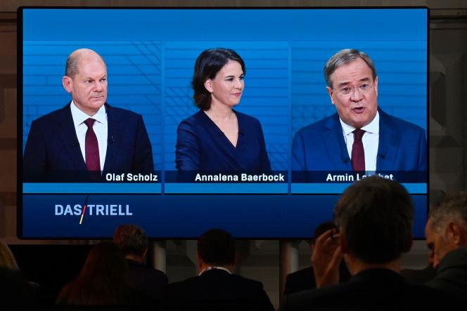 For the second time in two weeks, Olaf Scholz (SPD), Annalena Baerbock (Greens) and Armin Laschet (CDU-CSU) debated on Sunday evening on television.