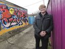 The director of Frazier Fathers, Continuous Improvement and Defense at United Way Windsor-Essex County is pictured in an alley off Drouillard Road on Thursday March 21, 2019. He wrote a report on the city's alleys and their potential use.