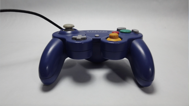 The purple color is emblematic of the console, but the GameCube controller was also available in other colors, such as black or silver.