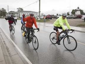 Some cyclists hit the road on Saturday, September 25, 2021 as part of the annual Essex Region Conservation Bike Tour event that began in Kingsville.