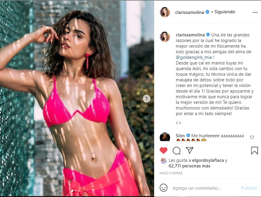 Clarissa Molina bikini El Gordo y la Flaca